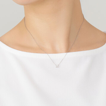 APVN153340DI ダイヤモンド カローラ ネックレス 0.10ct