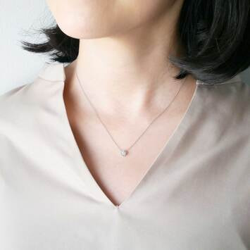ダイヤモンド グレース ネックレス 0.12ct（APVN171340DI