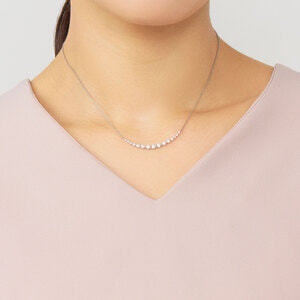 プラチナ製 ダイヤ 0,30ct リュールネックレス プラチナ ダイヤモンド リュール ネックレス | Vendome Aoyama