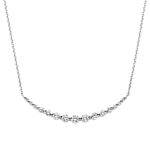 ヴァンドーム青山 0 17ct プラチナ ダイヤモンド ネックレス