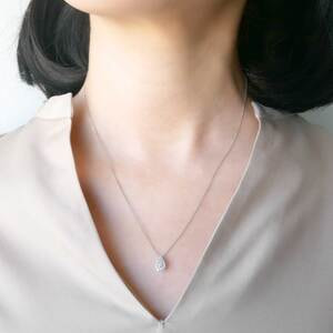 【新品】Vendome Aoyama ドロップ オブ ガーランド ネックレス ドロップ オブ ガーランド ネックレス 0.24ct（APVN180543DI