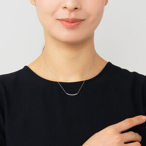 プラチナ製 ダイヤ 0,30ct リュールネックレス APVN182545DI ダイヤモンド リュール ネックレス｜ネックレス