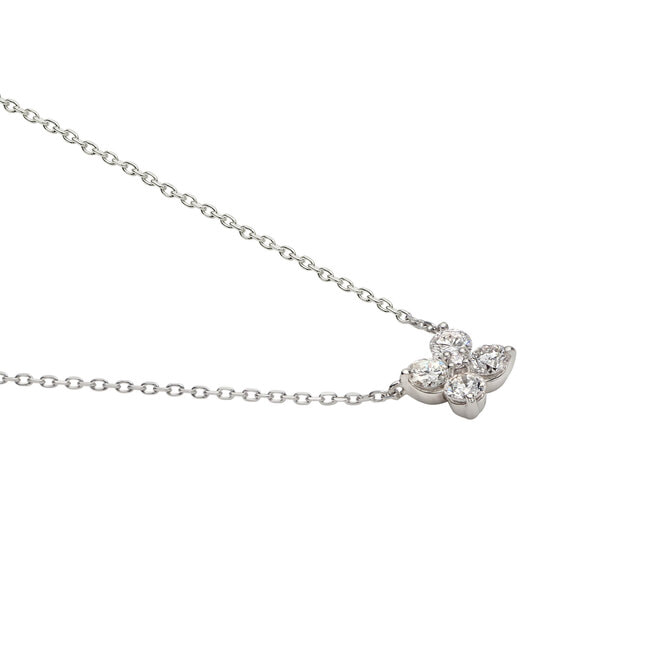ダイヤモンド カローラ ネックレス 0.42ct