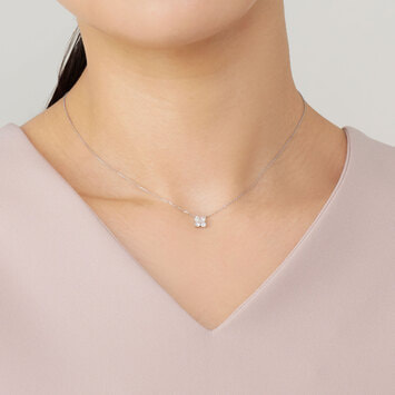APVN184745DI ダイヤモンド カローラ ネックレス 0.28ct
