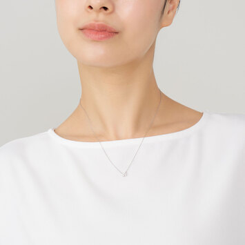 4℃ ネックレスプラチナ カローラ ネックレス ダイヤモンド VENDOME AOYAMA（ヴァンドーム青山）の「プラチナ ダイヤモンド
