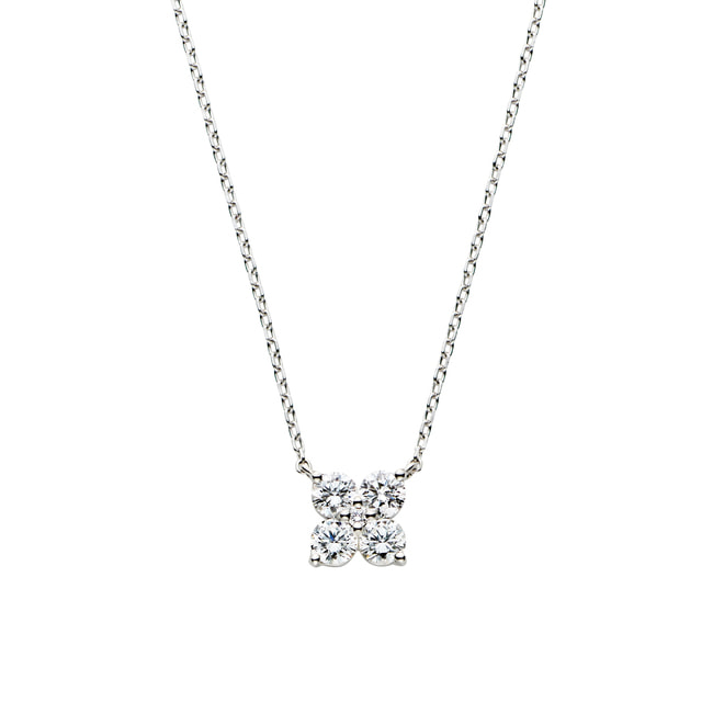 ダイヤモンド カローラ ネックレス 0.50ct