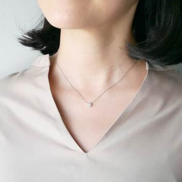 タイムセール☆美品☆プラチナダイヤモンドネックレス　ベリテ、ヴァンドーム、4℃ 婚約ネックレス 納期4週間 ダイヤモンド プラチナ ゴールド