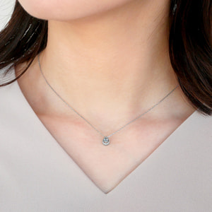 【Vendome Aoyama】K18 アクアマリン ダイヤネックレス⟡.·*. アクアマリン ネックレス（AJBN152240AQ）｜ネックレス｜ヴァン