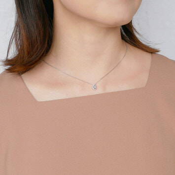 ダイヤモンド グゥット ネックレス 0.16ct（APVN206745DI