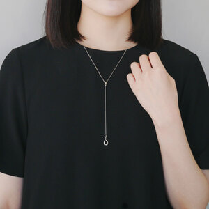 marie claire 3月号掲載】プラチナ ネックレス 2way