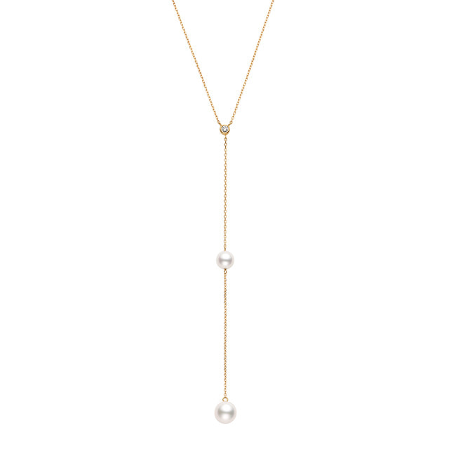 akari h jewelry pearl NC シルバーパールネックレス - ネックレス