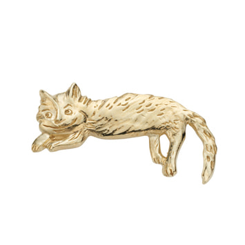 Yoko Yamamoto コラボ チェシャ猫 ピンブローチ