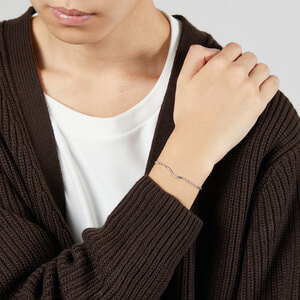 Men's シルバー ブレスレット（ASVB2312MSSI）｜ブレスレット