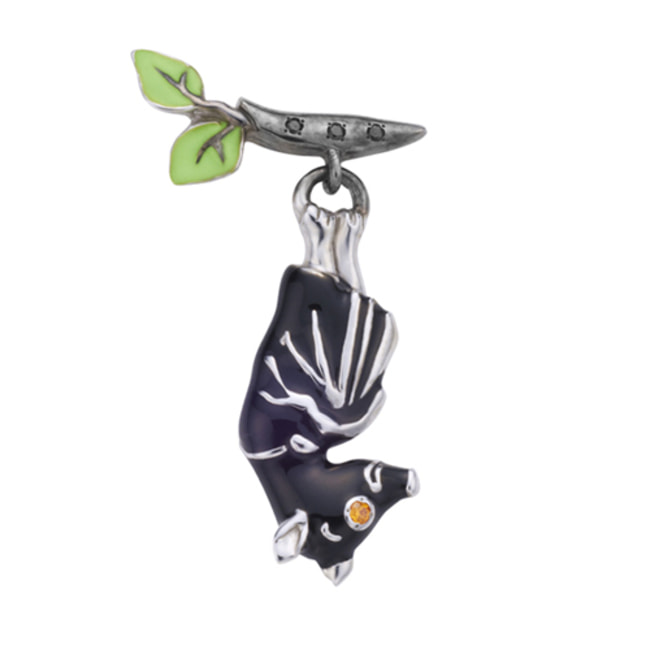 Yoko Yamamoto コラボ コウモリ ピンブローチ