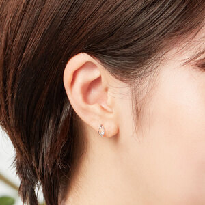 ホワイトトパーズ ピアス（GABA0374__TH）｜ピアス｜ヴイエー