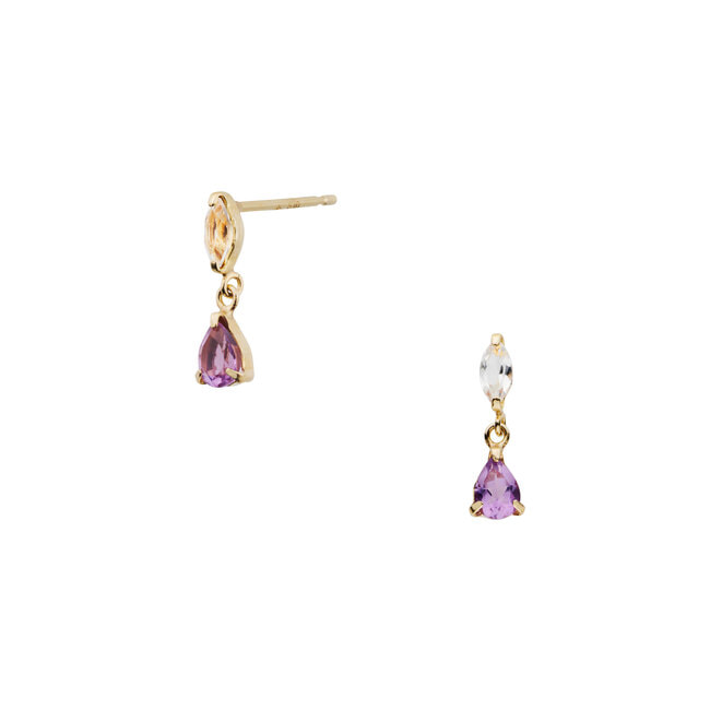 アメシスト ピアス