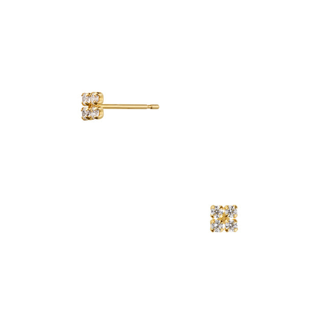 キュービックジルコニア ピアス