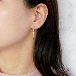 ブルートパーズ ピアス（GAVA0364__BT）｜ピアス｜ヴイエー