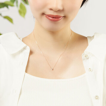 ヴァンドーム青山ゴールドチェーンネックレス ダイヤ装飾付き AJVN136440DI ダイヤモンド ネックレス｜ネックレス｜ヴァン