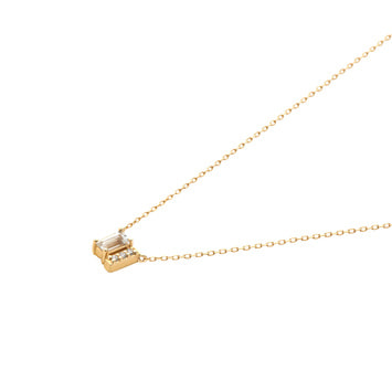 ホワイトトパーズ ダイヤモンド ネックレス