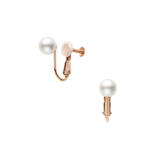 淡水パール イヤリング