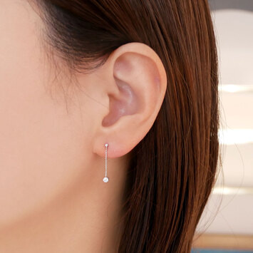 キュービックジルコニア ピアス（GJBA0114__DI）｜ピアス