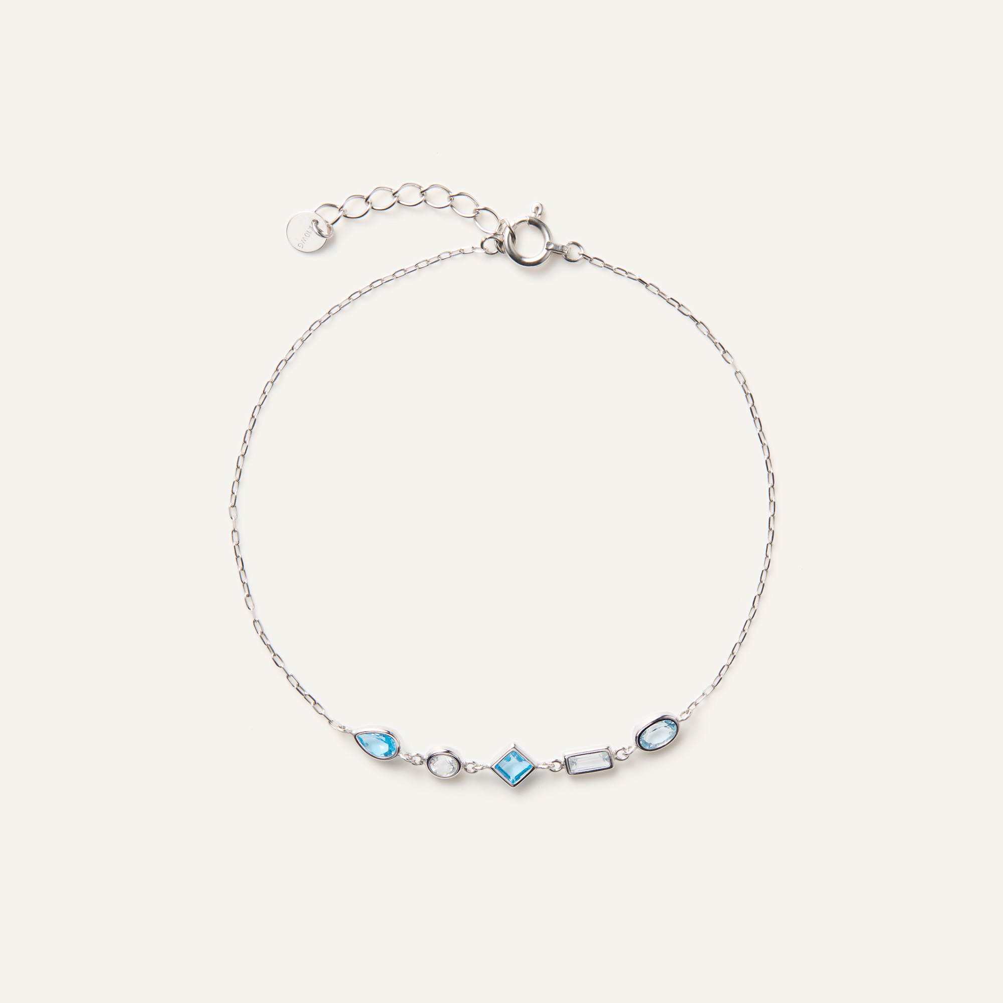 GJBB0110LSBT ジュエルモザイク ブルーカラー ブレスレット