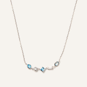 ゴールド ドロップ型チャーム ネックレス40cm♢ zir drop necklace – beller