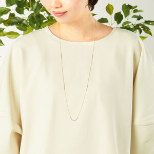 2トーンカラー ロングネックレス（GJCN0315802C）｜ネックレス