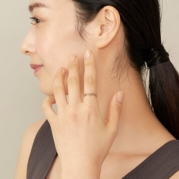 エクラレース 3カラー リング