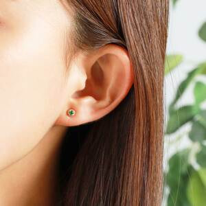エメラルド ピアス（GJVA0185__EM）｜ピアス｜ヴイエー ヴァン