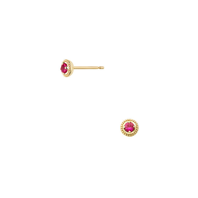 ルビー ピアス