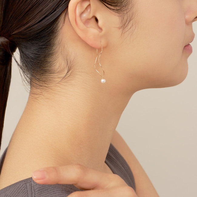 淡水パール ピアス