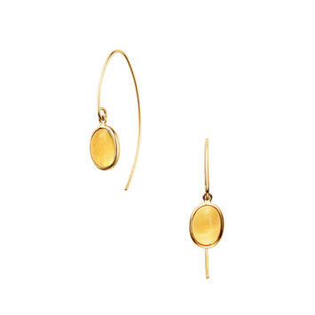 シトリン ピアス