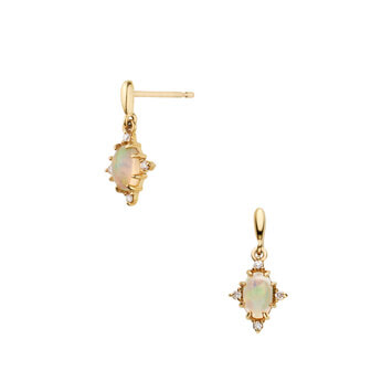 オパール ピアス