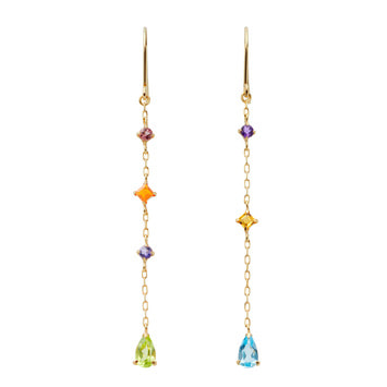 カラーストーン ピアス