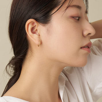 ゴールド フープピアス GJVA0384__YG ゴールド フープピアス｜ピアス｜ヴイエー ヴァン