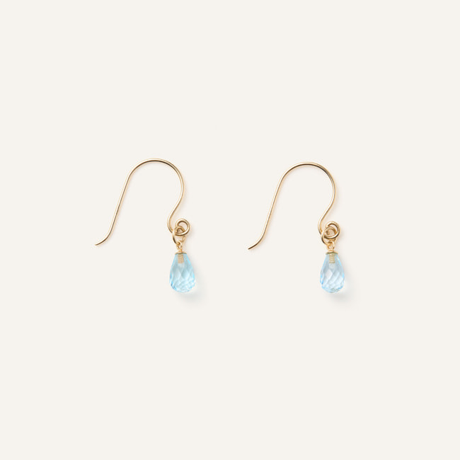 ブルートパーズ ピアス