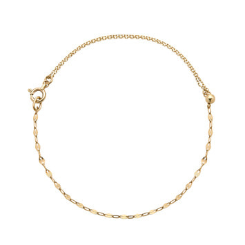 ゴールド 2WAY ブレスレット(アンクレット)