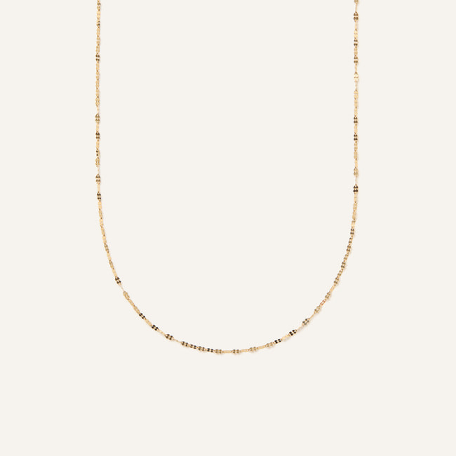 GJVN054740YG ゴールド チェーンネックレス・40cm｜ネックレス