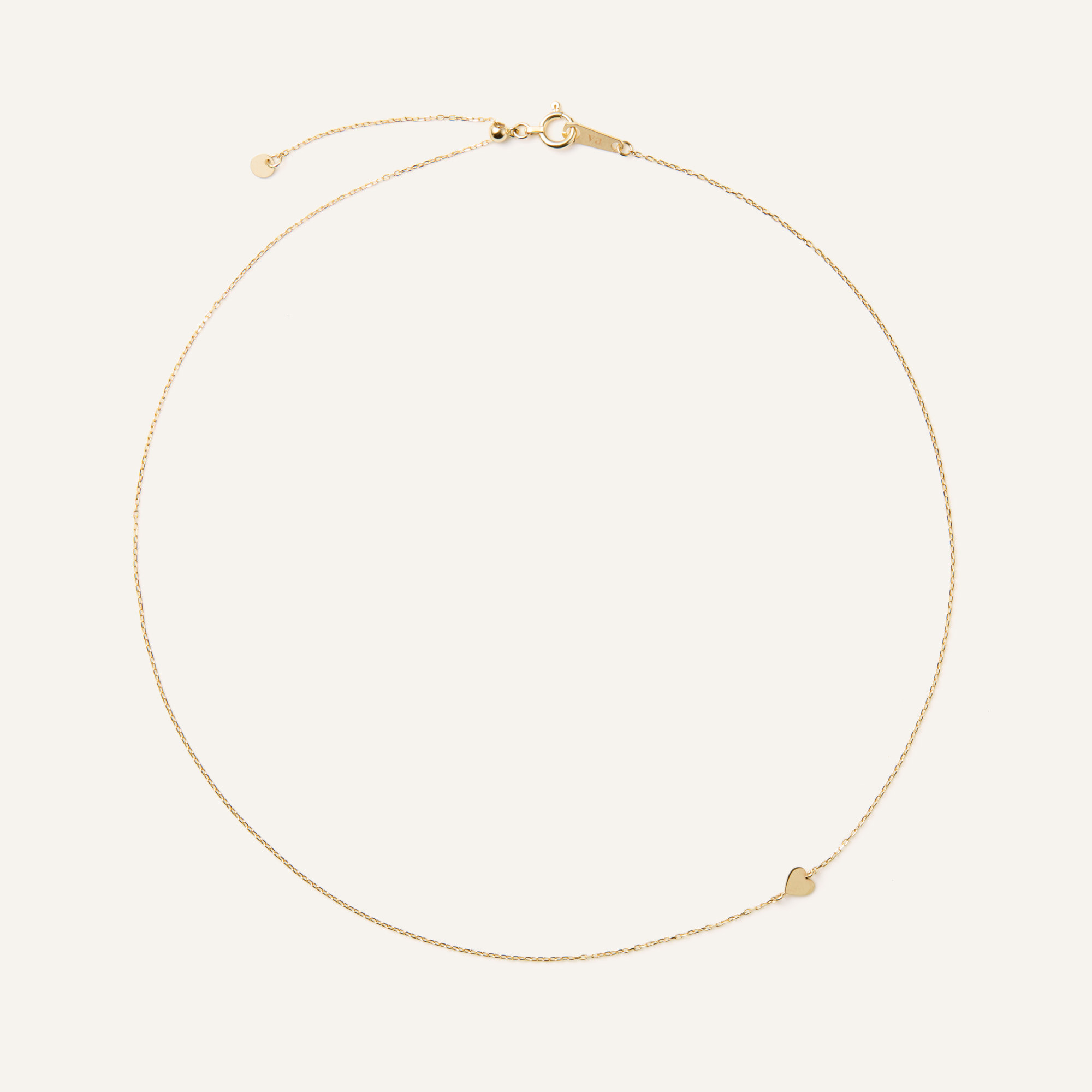 GJVN0551__YG ビューティマーク ハート ゴールド ネックレス