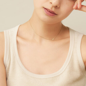 ビューティマーク eye ゴールド ネックレス