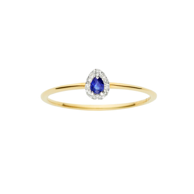 サファイア ダイヤモンド リング（GJVR0270__SA）｜リング・指輪