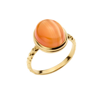 オレンジアゲート リング