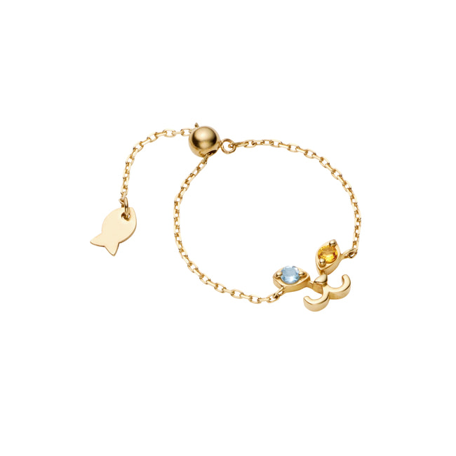 ねこ オッドアイ リング