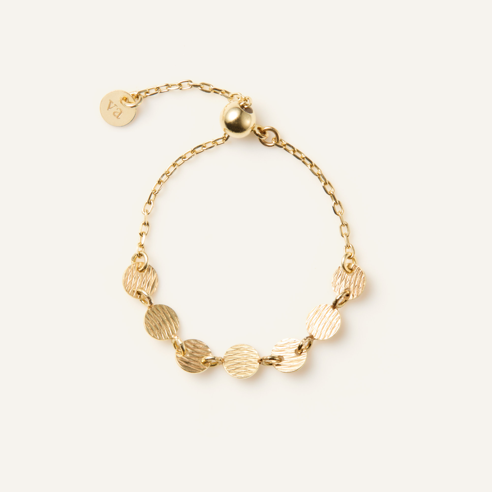 ゴールド チェーンリング