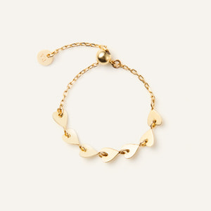 ゴールド チェーンリング