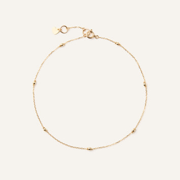 イエローゴールド アンクレット