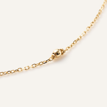 イエローゴールド アンクレット