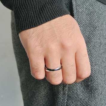 シルバー ペアリング(Men's)（GS4R0067__FS）｜リング・指輪
